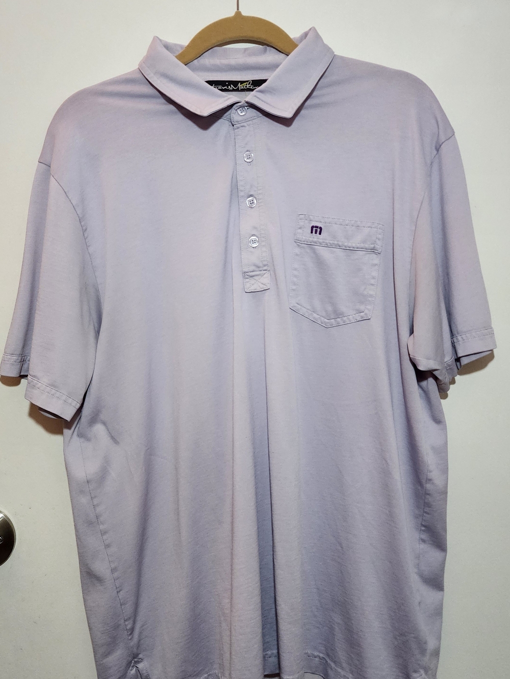 Travis Mathew Polo Shirt - Light Lavender